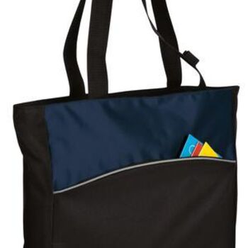 Two Tone Colorblock Tote Thumbnail