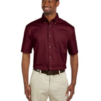 Men's Easy Blend™ Short-Sleeve Twill Shirt with Stain-Release Thumbnail