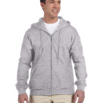 Adult DryBlend® Adult 50/50 Full-Zip Hooded Sweatshirt Thumbnail