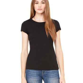 Women's Sheer Mini Rib Tee Thumbnail