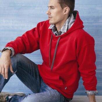 Heavy Blend™ Contrast-Color Hooded Sweatshirt Thumbnail