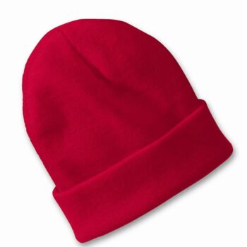 USA-Made 12" Knit Cuffed Beanie Thumbnail