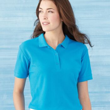 Premium Cotton® Women's Double Piqué Polo Thumbnail