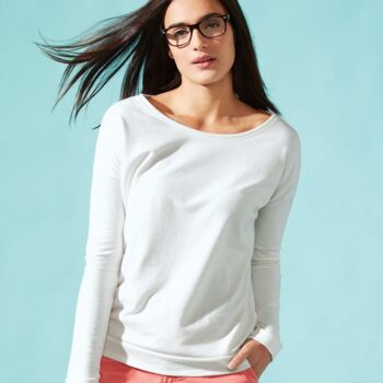 Women's Terry Long Sleeve Scoop Thumbnail