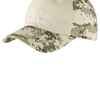 Colorblock Digital Ripstop Camouflage Cap Thumbnail