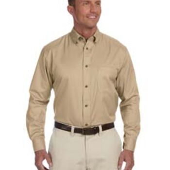Men's Tall Easy Blend™ Long-Sleeve Twill Shirt with Stain-Release Thumbnail