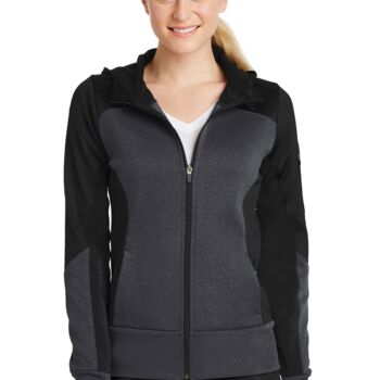 Women's Tech Fleece Colorblock Full Zip Hooded Jacket Thumbnail