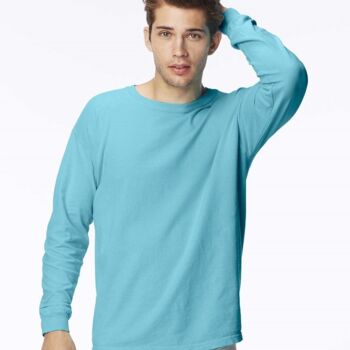 Garment-Dyed Midweight Ringspun Long Sleeve T-Shirt Thumbnail