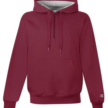 Unisex Cotton Max Hooded Quarter-Zip Sweatshirt Thumbnail