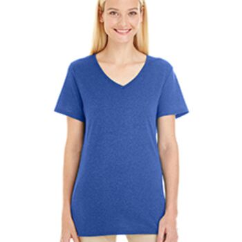 Ladies' 4.5 oz. TRI-BLEND V-Neck T-Shirt Thumbnail