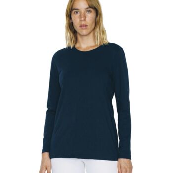 Women's Fine Jersey Classic Long Sleeve Tee Thumbnail