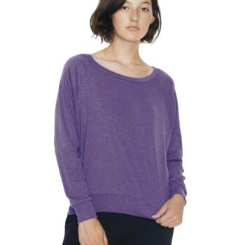 Women's Triblend Lightweight Raglan Pullover Thumbnail