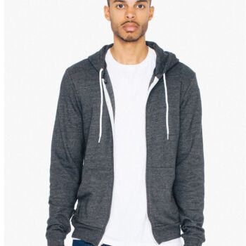 Unisex Triblend Terry Zip Hoodie Thumbnail