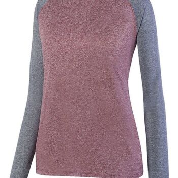 Women's Kinergy Two Color Long Sleeve Raglan T-Shirt Thumbnail