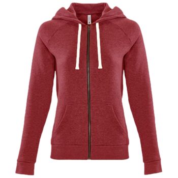 Women's Malibu Raglan Full-Zip Hoodie Sweatshirt Thumbnail