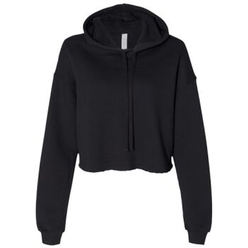 Women's Crop Fleece Hoodie Sweatshirt Thumbnail