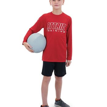 Youth Attain Wicking Long Sleeve Shirt Thumbnail