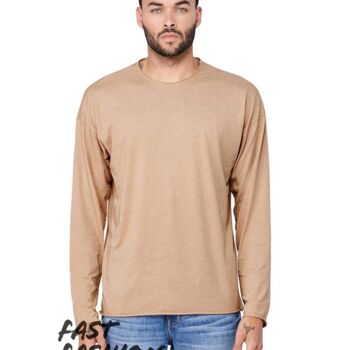 FWD Fashionriblend Raw Neck Long Sleeve Tee Thumbnail