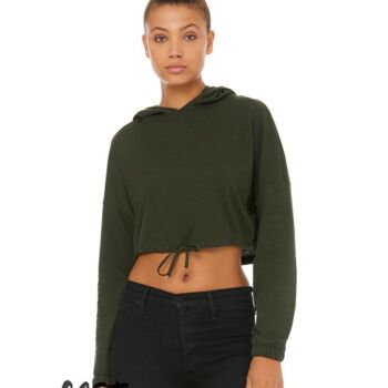FWD Fashion Women's Cinched Cropped Hoodie Thumbnail