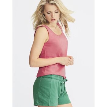 Garment-Dyed Women's French Terry Shorts Thumbnail