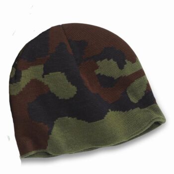 USA-Made Camouflage Knit Beanie Thumbnail