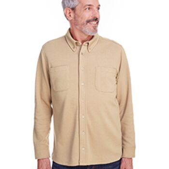 Adult StainBloc™ Pique Fleece Shirt-Jacket Thumbnail