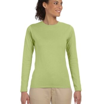 Softstyle® Ladies' 4.5 oz. Junior Fit Long-Sleeve T-Shirt Thumbnail
