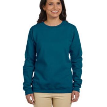Heavy Blend™ Ladies' 8 oz., 50/50 Fleece Crew Thumbnail