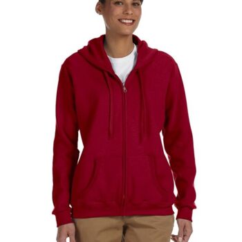 Heavy Blend™ Ladies' 8 oz., 50/50 Full-Zip Hood Thumbnail