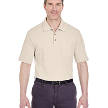 Adult Classic Piqué Polo with Pocket Thumbnail