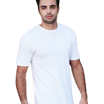 Cotton Long Body Short Sleeve Crew Thumbnail