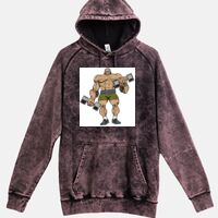 Lane Seven  Vintage Raglan Unisex Pullover Hoodie Thumbnail