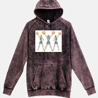 Lane Seven  Vintage Raglan Unisex Pullover Hoodie Thumbnail