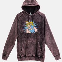 Lane Seven  Vintage Raglan Unisex Pullover Hoodie Thumbnail