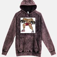 Lane Seven  Vintage Raglan Unisex Pullover Hoodie Thumbnail