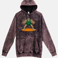 Lane Seven  Vintage Raglan Unisex Pullover Hoodie Thumbnail