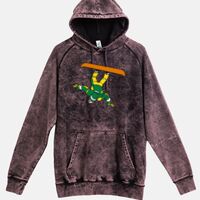 Lane Seven  Vintage Raglan Unisex Pullover Hoodie Thumbnail