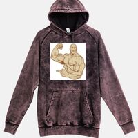 Lane Seven  Vintage Raglan Unisex Pullover Hoodie Thumbnail