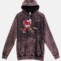 Lane Seven  Vintage Raglan Unisex Pullover Hoodie Thumbnail