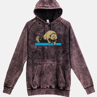 Lane Seven  Vintage Raglan Unisex Pullover Hoodie Thumbnail