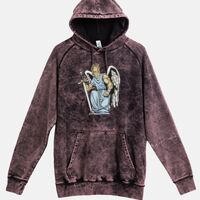 Lane Seven  Vintage Raglan Unisex Pullover Hoodie Thumbnail