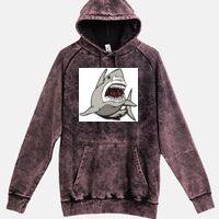 Lane Seven  Vintage Raglan Unisex Pullover Hoodie Thumbnail