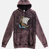 Lane Seven  Vintage Raglan Unisex Pullover Hoodie Thumbnail