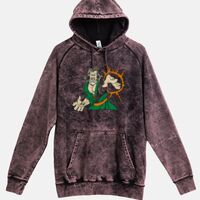 Lane Seven  Vintage Raglan Unisex Pullover Hoodie Thumbnail