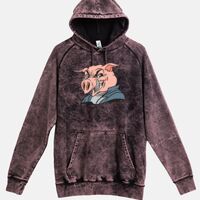 Lane Seven  Vintage Raglan Unisex Pullover Hoodie Thumbnail