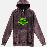 Lane Seven  Vintage Raglan Unisex Pullover Hoodie Thumbnail