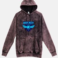 Lane Seven  Vintage Raglan Unisex Pullover Hoodie Thumbnail