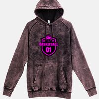 Lane Seven  Vintage Raglan Unisex Pullover Hoodie Thumbnail