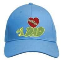 UNAMEIT Custom Hat, Embroidered. Your Own Text. Adjustable Back. Curved Bill Thumbnail