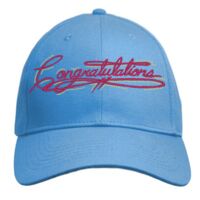 UNAMEIT Custom Hat, Embroidered. Your Own Text. Adjustable Back. Curved Bill Thumbnail